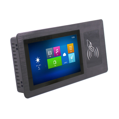 Pantalla ancha integrada industrial de la PC del panel de Android 10 PC del panel de 7 pulgadas con el lector de tarjetas