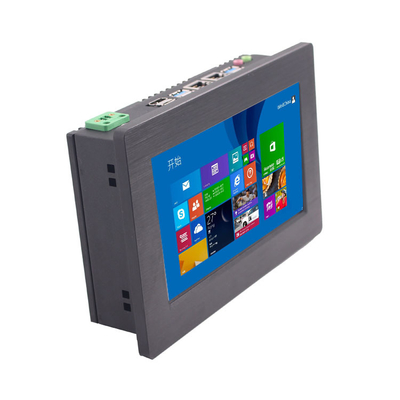 pantalla táctil industrial de la PC del panel del brillo 500cd/M2 7-Inch 2*Rj45