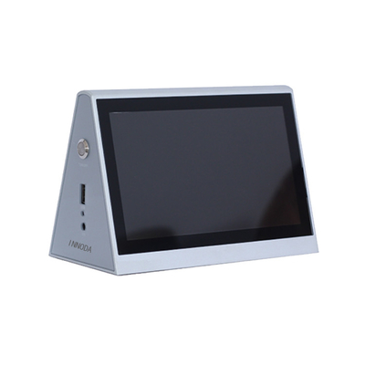 Tarjeta de presentación electrónica echada a un lado doble de DC12V pantalla de visualización del LCD de 7 pulgadas
