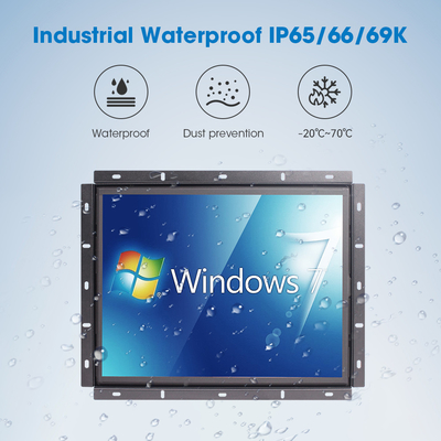 1280 * 1024 Resolución Industrial Monitor táctil de 17 pulgadas Display resistente y resistente
