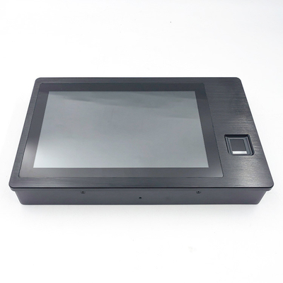Panel táctil Android negro PC 10.1 pulgadas 1280X800 350nits Pantalla CE/FCC/RoHS/IP65 Certificado
