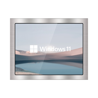 Panel resistente al agua PC Intel J4125 CPU Resistivo Touch 4 GB DDR3 64 GB SSD