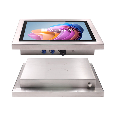 Resolución 1280*1024 Monitoreo LCD impermeable de plata 4 3 Relación de aspecto Entrada VGA\\DVI\\USB
