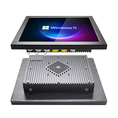 1280*1024 PC de panel táctil industrial con 350 nits de brillo Interfaz RS232/USB/LAN/VGA