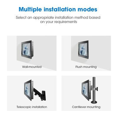 Monitoreo de pantalla táctil industrial multicapacitativo con resolución 1280*1024