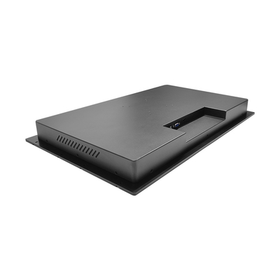 Monitor de pantalla de contacto con marco de aleación de aluminio equipado con pantalla táctil múltiple capacitiva