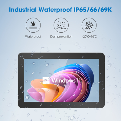 PC de panel táctil industrial con memoria de 2 GB / 4 GB / 8 GB 1920 * 1080 Resolución Puertos VGA / COM / USB y Win 10/11 / Linux