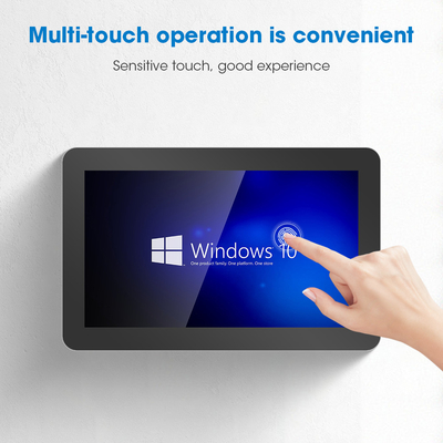 PC con panel táctil industrial con Win 10/11/Linux 1920*1080 Resolución 32G-256G Almacenamiento SSD 350 Nits