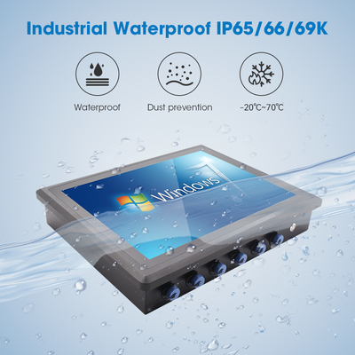 IP67 Panel industrial impermeable PC 1280 X 1020 Resolución Windows Intel J6413 350cd/m2 Brillo