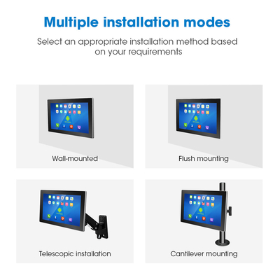 15.6 pulgadas PC de panel táctil robusto Android con IP65 de la parte delantera y 2G / 4G / 8G DDR3 memoria