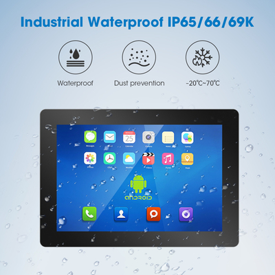 15.6 pulgadas PC de panel táctil robusto Android con IP65 de la parte delantera y 2G / 4G / 8G DDR3 memoria