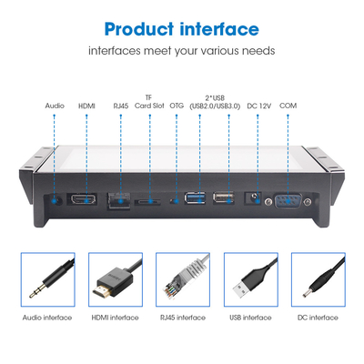 RS232/USB/RJ45/VGA/H-D-MI Android Panel de pantalla táctil PC con baja tasa de fallas