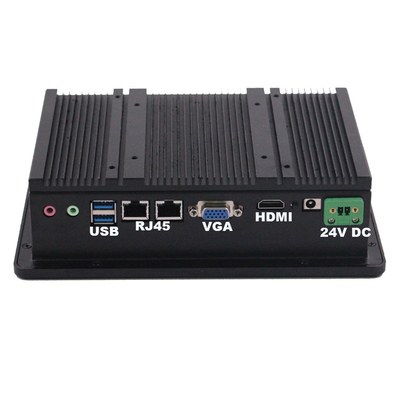 PC de panel táctil incorporado de 7 pulgadas con 32G SSD USB RJ45 COM VGA HD MI DC12V Interfaz