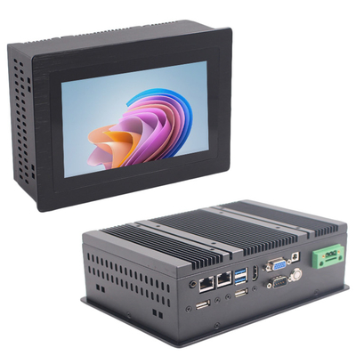 7 pulgadas panel táctil incrustado memoria de PC y integración de ventana / Linux para industrial