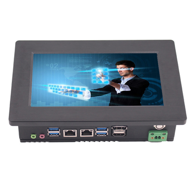 4 GB de RAM de amplio voltaje PC de panel resistente con pantalla táctil capacitiva de 1000 nits