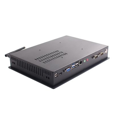 10.1 pulgadas J1900 Panel táctil industrial integrado con múltiples interfaces