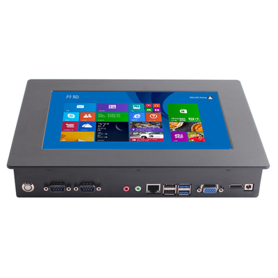 10.1 pulgadas de grado industrial PC incrustado con 32 GB de almacenamiento y 12-36V de voltaje de entrada