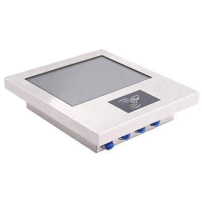PC de panel de acero inoxidable con capacidad táctil con resolución 1024*768 y 64G o superior a 1T