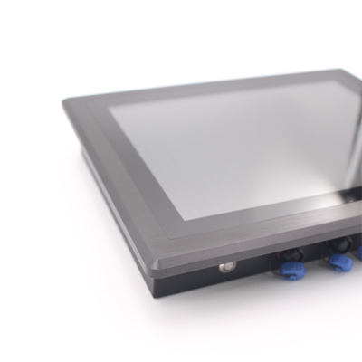 Panel de pantalla táctil industrial de 12 V montado en la pared PC con capacidad táctil 64 GB Almacenamiento 4 GB de RAM