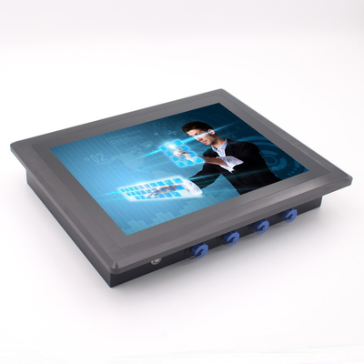 350 cd/m2 Ultrabrillante pantalla táctil industrial con IP65/66/67 y 12V de alimentación continua
