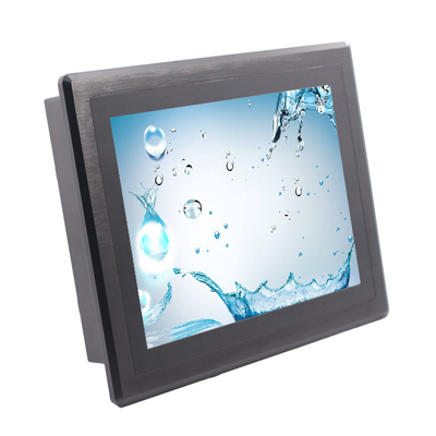 Panel industrial impermeable de 12 V CC con IP65/66/67 y 1024 x 768 350cd/m2 Display