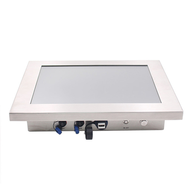 12.1'' PC de panel táctil de acero inoxidable con sistema inalámbrico opcional y impermeabilización IP65/67/68