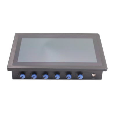 Panel a prueba de agua PC de 13,3 pulgadas Intel J6413 CPU 12V fuente de alimentación continua para aplicaciones industriales