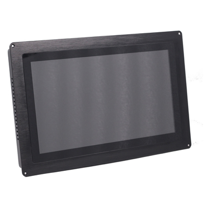 J6412 CPU Panel táctil embebido PC con tamaño de pantalla de 15,6 pulgadas y interfaz USB/RJ45/COM/VGA/HD MI/DC12V
