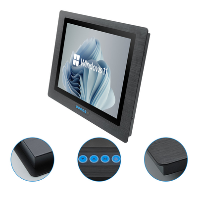 85/85/80/80 Ángulos de visión Monitor montado en panel industrial con toque capacitivo 376.32 H X 301.06 V mm Área activa