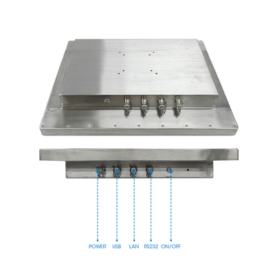 1280*1024 PC de panel de acero inoxidable de resolución con WIFI opcional y logotipo del cliente aceptable