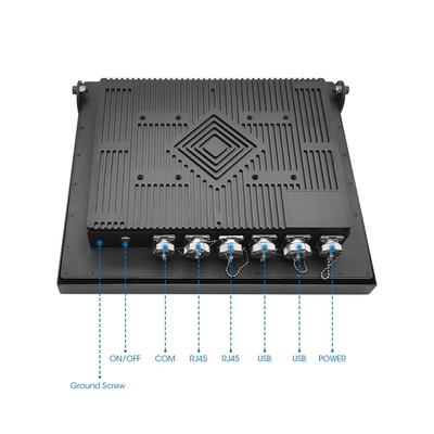 Panel PC a prueba de agua de 17 pulgadas, tamaño del panel de 350 cd/m2 de brillo, adecuado para un rango de temperatura de -20C a 70C