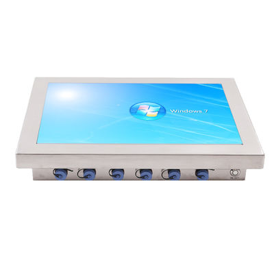 1.5m m SS impermeabilizan la PC del panel, ordenador industrial Fanless 1000nits