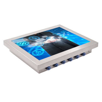 1.5m m SS impermeabilizan la PC del panel, ordenador industrial Fanless 1000nits