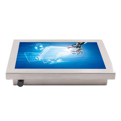 1.5m m SS impermeabilizan la PC del panel, ordenador industrial Fanless 1000nits