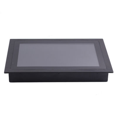 OS capacitivo de aluminio del monitor Windows/de Linux de la pantalla táctil 12VDC