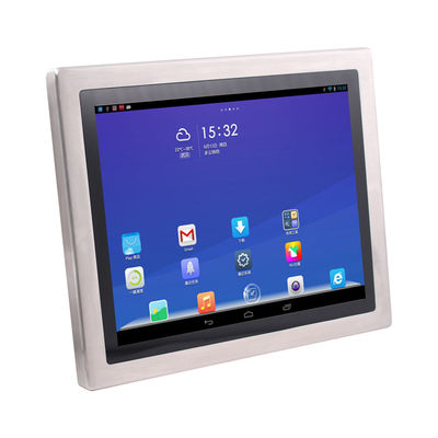 15" pantalla plana pura de la exhibición al aire libre del LCD del marco SUS304