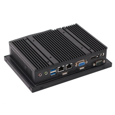 VESA Mount Rugged Industrial Pc, Fanless todo en una caja metálica