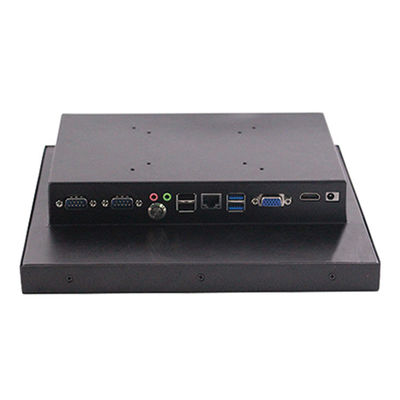 PC quad-core del panel táctil de la caja metálica J1900 Linux de la FCC
