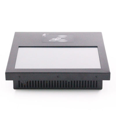 PC quad-core del panel táctil de la caja metálica J1900 Linux de la FCC