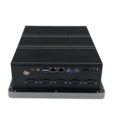 PC industrial Windows 7 del panel táctil de 5xCOM 2RJ45 8 10