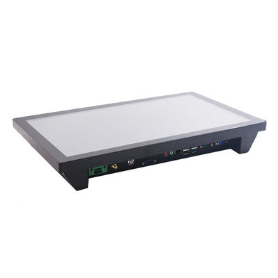 Perfil de aluminio 17,3 voltaje amplio de la PC 24V del panel táctil de Linux de la pulgada