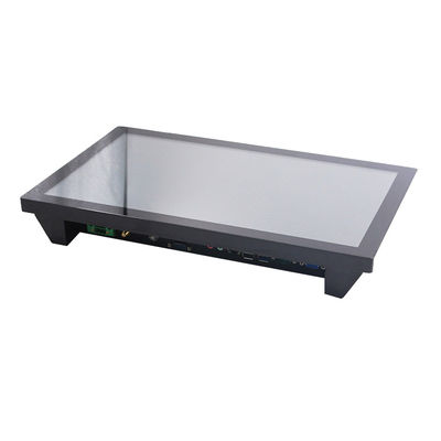 Perfil de aluminio 17,3 voltaje amplio de la PC 24V del panel táctil de Linux de la pulgada