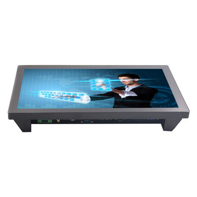 Perfil de aluminio 17,3 voltaje amplio de la PC 24V del panel táctil de Linux de la pulgada