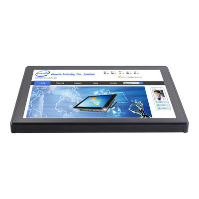 Panel LCD industrial de la fan de la pantalla táctil de los liendres capacitivos del monitor 250