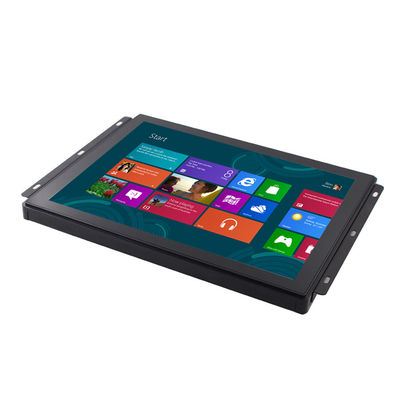 Panel LCD industrial de la fan de la pantalla táctil de los liendres capacitivos del monitor 250