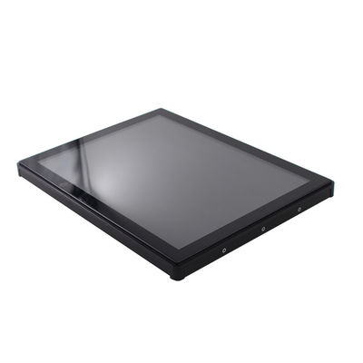 Panel LCD industrial de la fan de la pantalla táctil de los liendres capacitivos del monitor 250