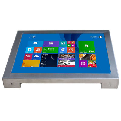acero inoxidable del monitor de la pantalla de 1.5m m IP66 CapacitiveTouch