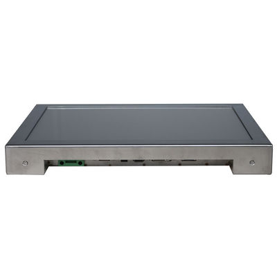 Acero inoxidable impermeable del monitor LCD 1.5m m del frente IP66