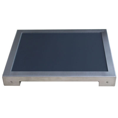 Acero inoxidable impermeable del monitor LCD 1.5m m del frente IP66