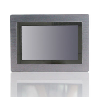 PC 1024*600 del panel táctil de VESA Mount RJ45 Android del vehículo
